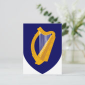 Wapenmunt van Ierland - Iers Emblem Briefkaart (Staand voorkant)