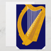 Wapenmunt van Ierland - Iers Emblem Briefpapier (Voorkant / Achterkant)