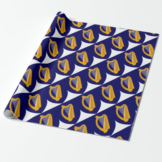 Wapenmunt van Ierland - Iers Emblem Cadeaupapier (Uitgerold)