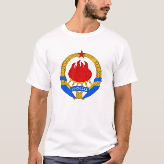 Wapenmunt van Joegoslavië (1945-1992) T-shirt (Voorkant)