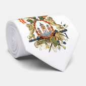 Wapenmunt van Kopenhagen Stropdas (Opgerold)