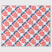 Wapenmunt van Kroatië, Kroatisch Emblem, Hrvatska Cadeaupapier (Vlak)