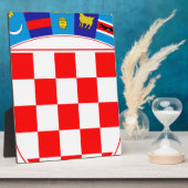 Wapenmunt van Kroatië, Kroatisch Emblem, Hrvatska Fotoplaat (Zijkant)