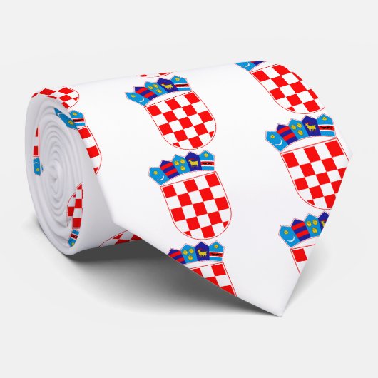 Wapenmunt van Kroatië, Kroatisch Emblem, Hrvatska Stropdas (Opgerold)