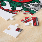 Wapenmunt van Letland - Latvijas ģerbonis Legpuzzel (Zijkant)