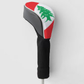 Wapenmunt van Libanon Golfheadcover (Schuin)