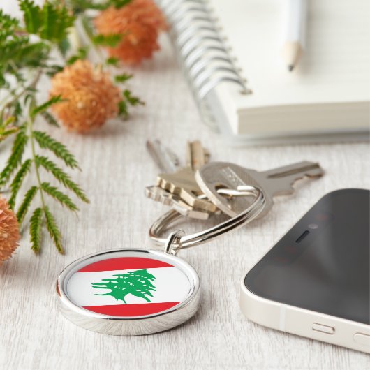 Wapenmunt van Libanon Sleutelhanger (Zijkant)