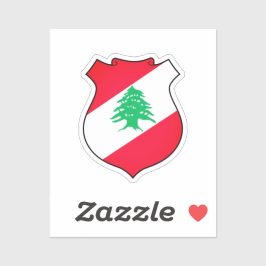 Wapenmunt van Libanon Sticker (Vel)