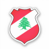 Wapenmunt van Libanon Sticker (Voorkant)