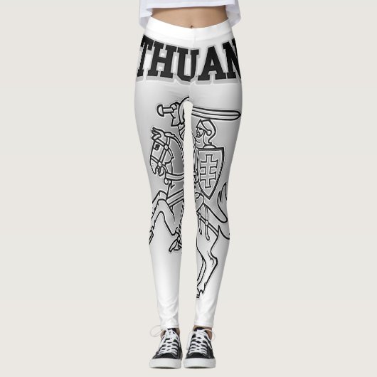 Wapenmunt van Litouwen Leggings (Voorkant)