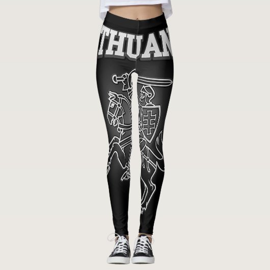 Wapenmunt van Litouwen Leggings (Voorkant)
