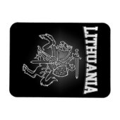 Wapenmunt van Litouwen Magneet (Horizontaal)