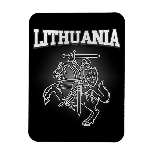 Wapenmunt van Litouwen Magneet (Verticaal)