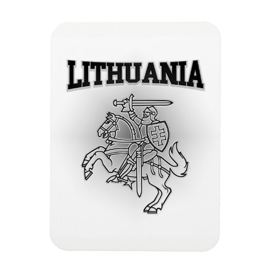 Wapenmunt van Litouwen Magneet (Verticaal)