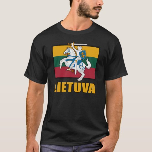 Wapenmunt van Litouwen T-shirt (Voorkant)