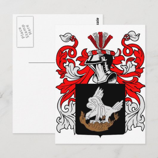 Wapenmunt van Madden Briefkaart (Voorkant / Achterkant)