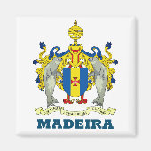Wapenmunt van Madeira, Portugal Magnet (Voorkant)