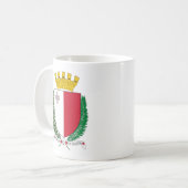 Wapenmunt van Malta Koffiemok (Voorkant links)