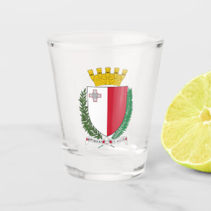 Wapenmunt van Malta Shot Glas