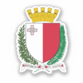 Wapenmunt van Malta Sticker (Voorkant)