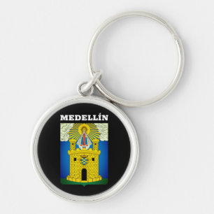Wapenmunt van Medellín, Colombia-Sleutelhanger Sleutelhanger