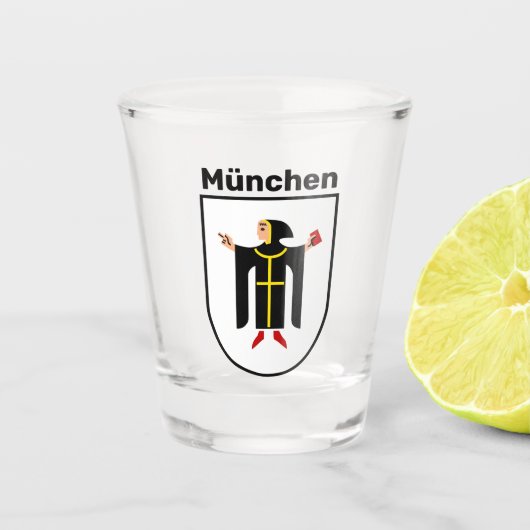 Wapenmunt van München Shot Glas (Voorkant)