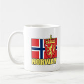 Wapenmunt van Noorwegen Koffiemok (Links)