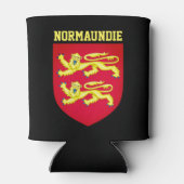 Wapenmunt van Normandië - FRANKRIJK Blikjeskoeler (Achterkant)