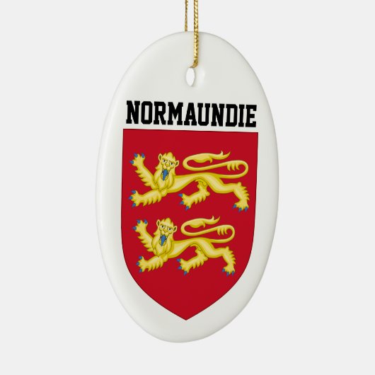 Wapenmunt van Normandië - FRANKRIJK Keramisch Ornament (Rechts)