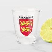 Wapenmunt van Normandië - FRANKRIJK Shot Glas (Voorkant)