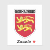 Wapenmunt van Normandië - FRANKRIJK Sticker (Vel)