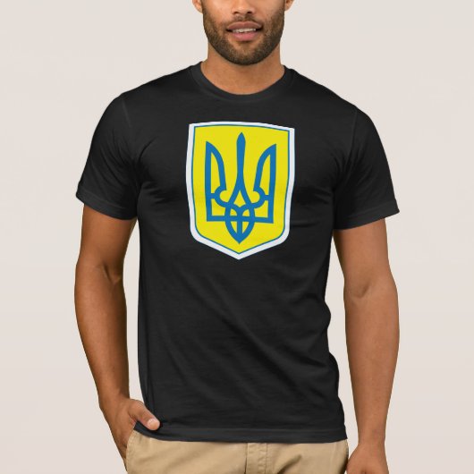 Wapenmunt van Oekraïne T-shirt (Voorkant)