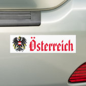 Wapenmunt van Oostenrijk Bumpersticker (Op auto)