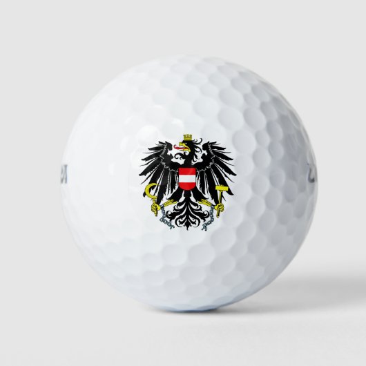 Wapenmunt van Oostenrijk Golfballen (Voorkant)