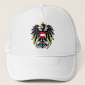 Wapenmunt van Oostenrijk Trucker Pet (Voorkant)