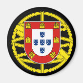 Wapenmunt van Portugal (Lesser Ca) Magnet (Voorkant)