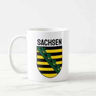 Wapenmunt van Sachsen (Saksen), DUITSLAND Koffiemok