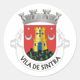 Wapenmunt van Sintra, PORTUGAL Ronde Sticker