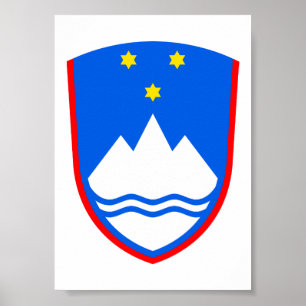 Wapenmunt van Slovenië Poster