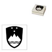 Wapenmunt van Slovenië Rubberstempel (Gestempeld)