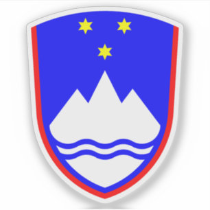 Wapenmunt van Slovenië Sticker