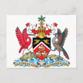 Wapenmunt van Trinidad en Tobago Briefkaart (Voorkant)