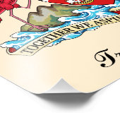 Wapenmunt van Trinidad en Tobago Foto Afdruk (Hoek)