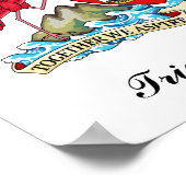 Wapenmunt van Trinidad en Tobago Poster (Hoek)