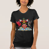 Wapenmunt van Trinidad en Tobago T-shirt (Voorkant)
