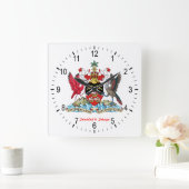 Wapenmunt van Trinidad en Tobago Vierkante Klok (Huis)