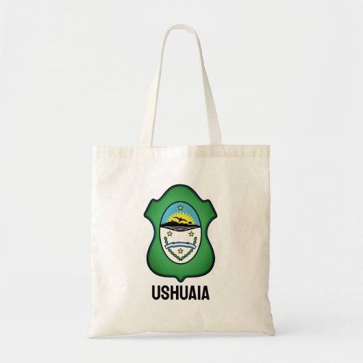 Wapenmunt van Ushuaia - Argentinië Tote Bag (Voorkant)