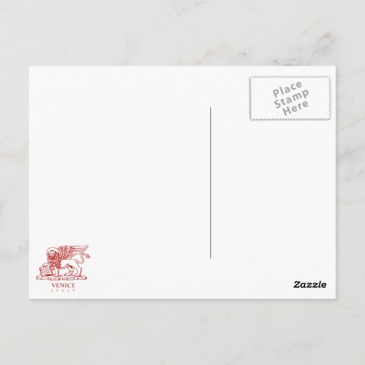 Wapenmunt van Venetië Briefkaart (Achterkant)