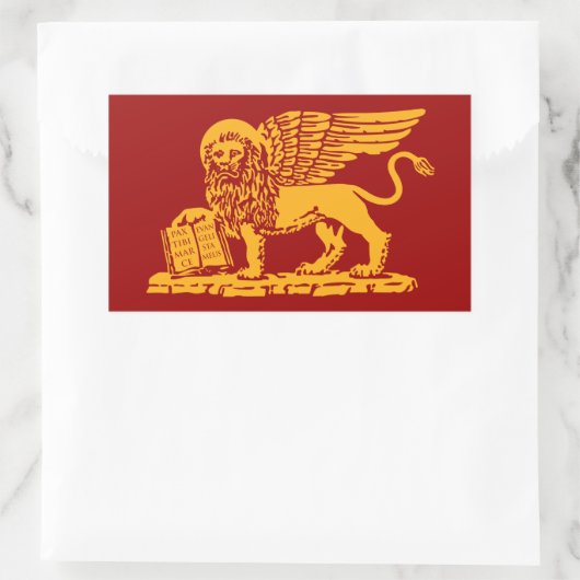 Wapenmunt van Venetië Rechthoekige Sticker (Tas)