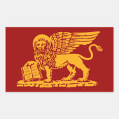 Wapenmunt van Venetië Rechthoekige Sticker (Voorkant)